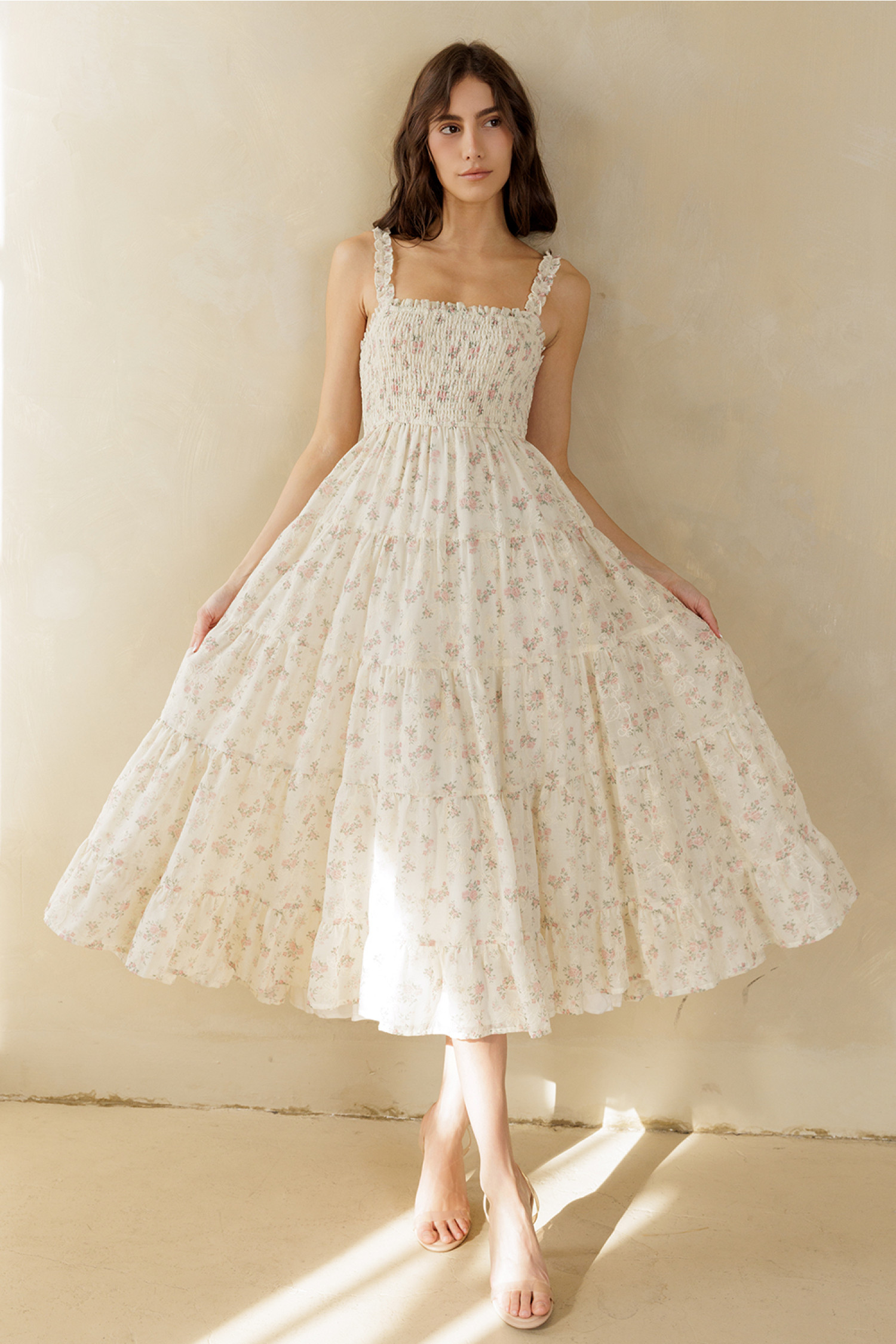 BD2181-6-CREAM PINK FLORAL