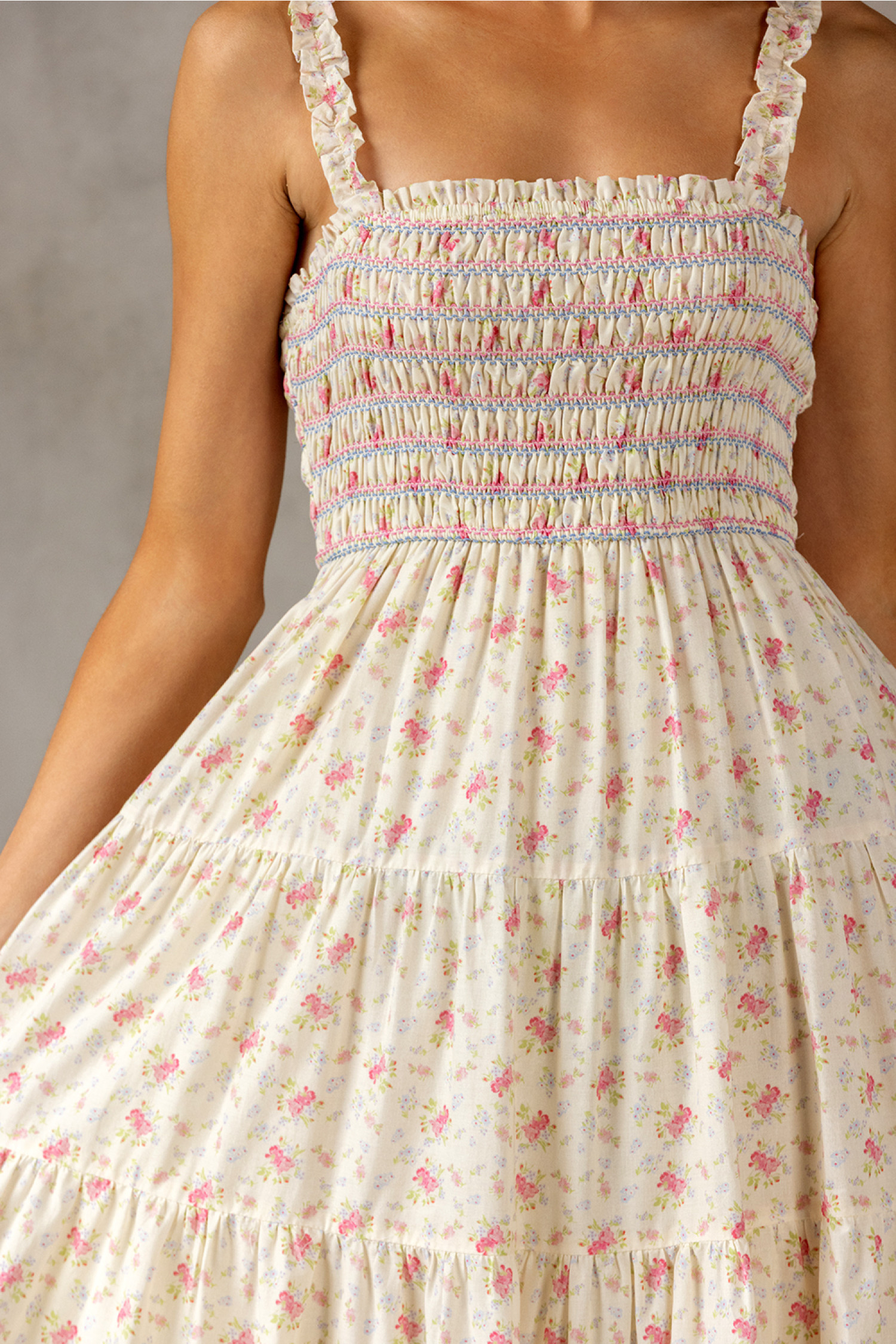 BD2181-8-CREAM/MULTI FLORAL
