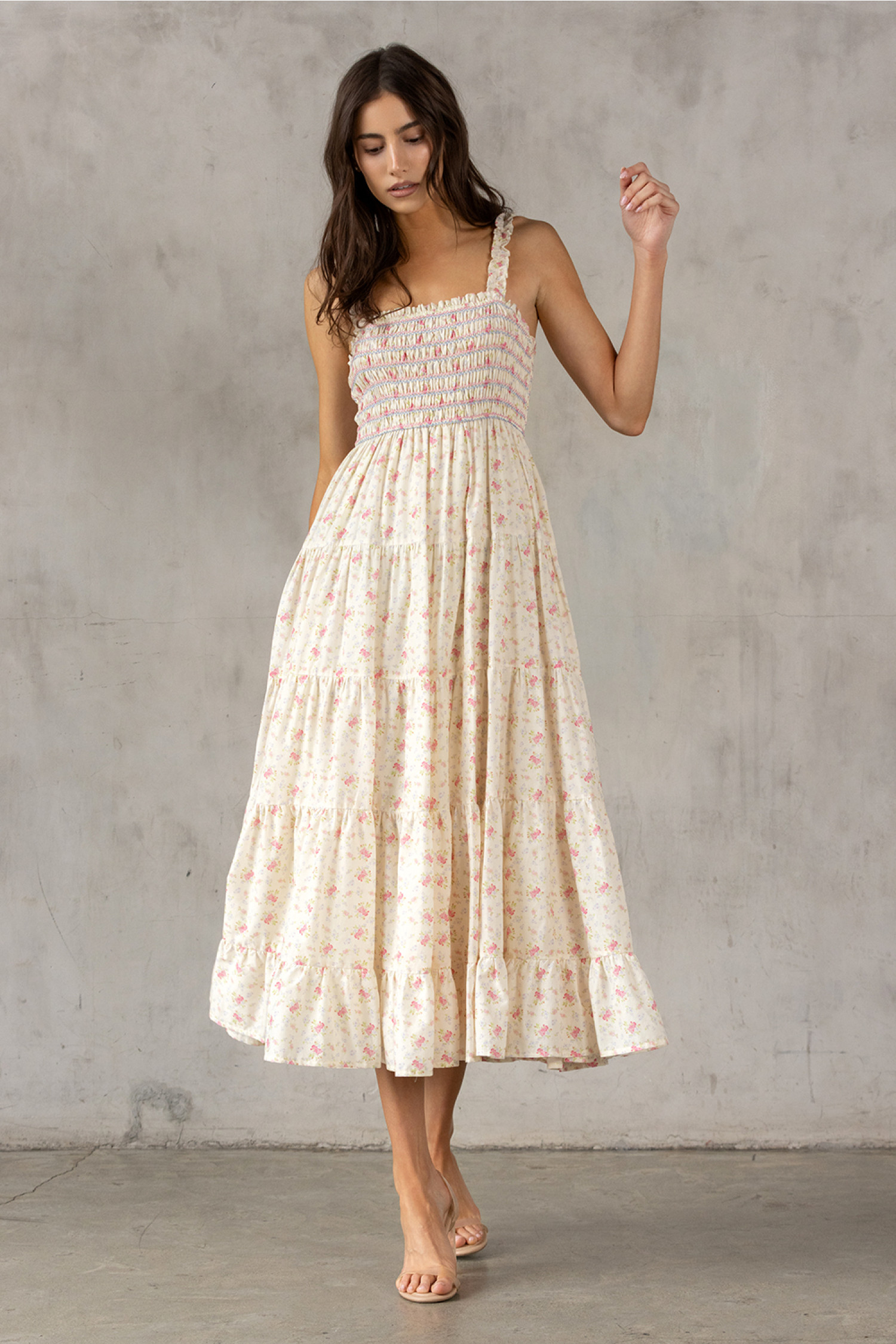 BD2181-8-CREAM/MULTI FLORAL
