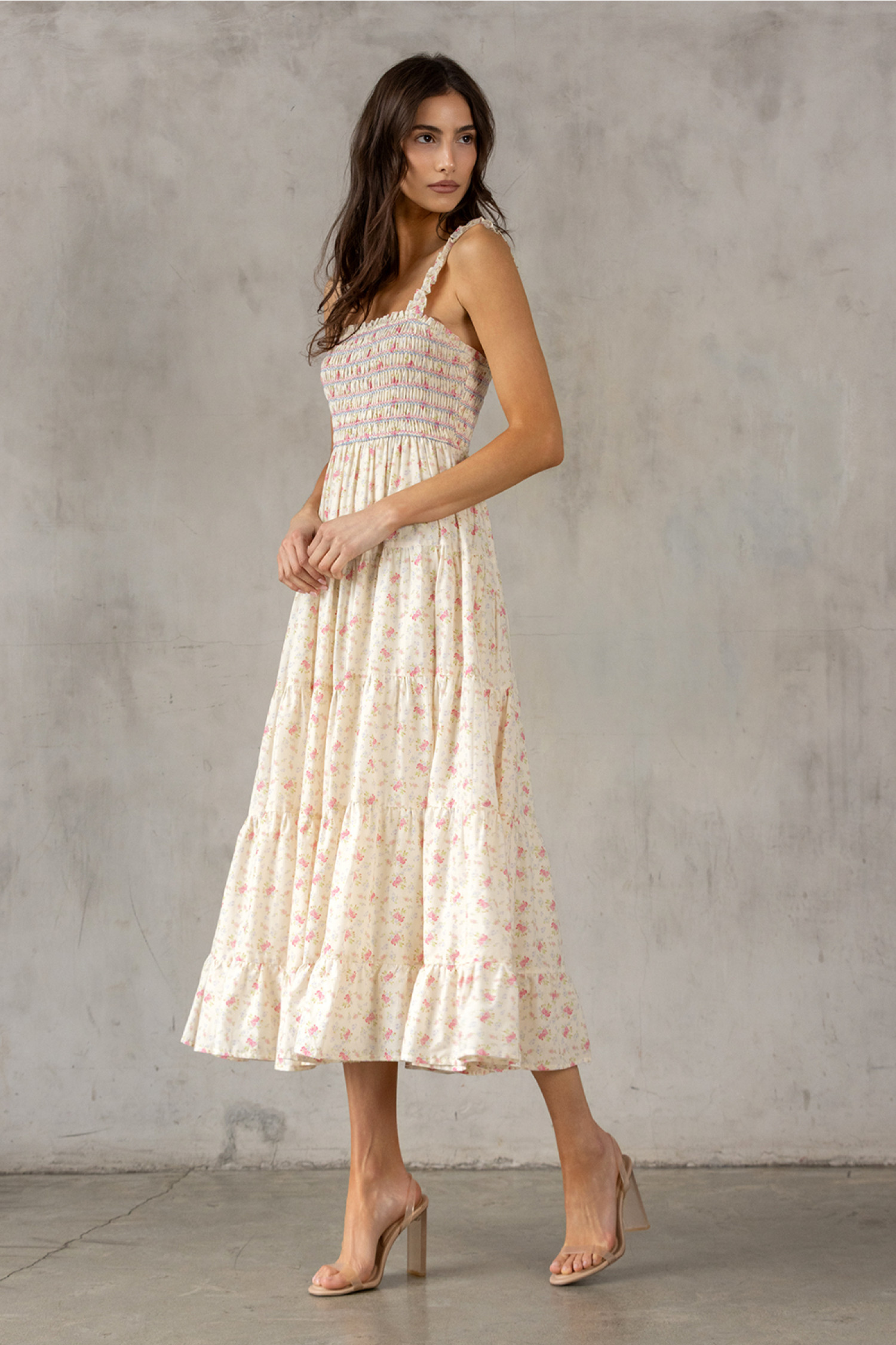 BD2181-8-CREAM/MULTI FLORAL