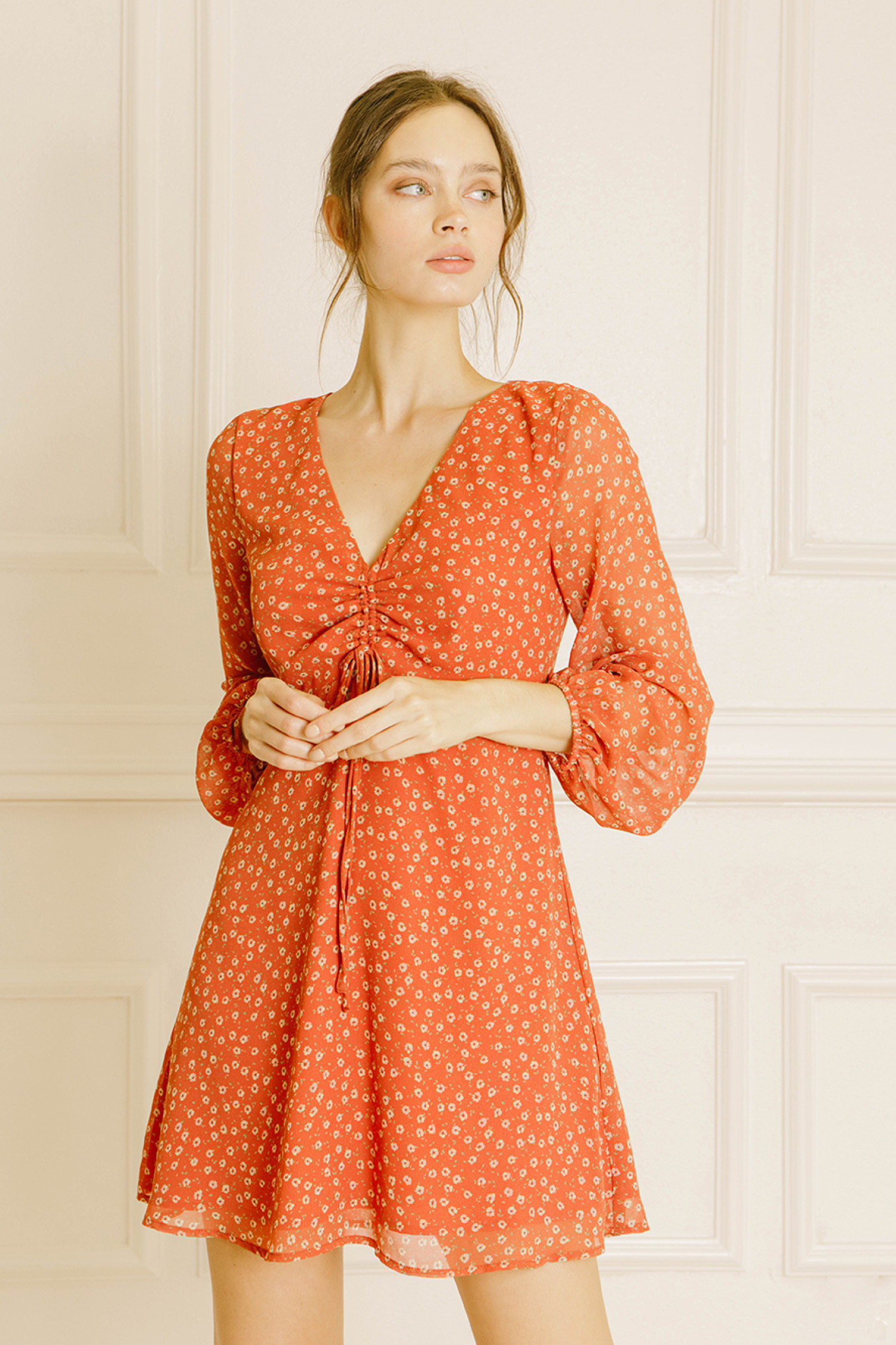 BD2613B-ORANGE FLORAL