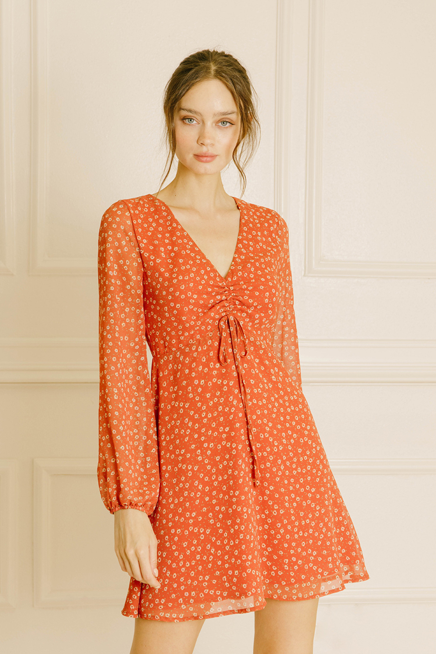 BD2613B-ORANGE FLORAL