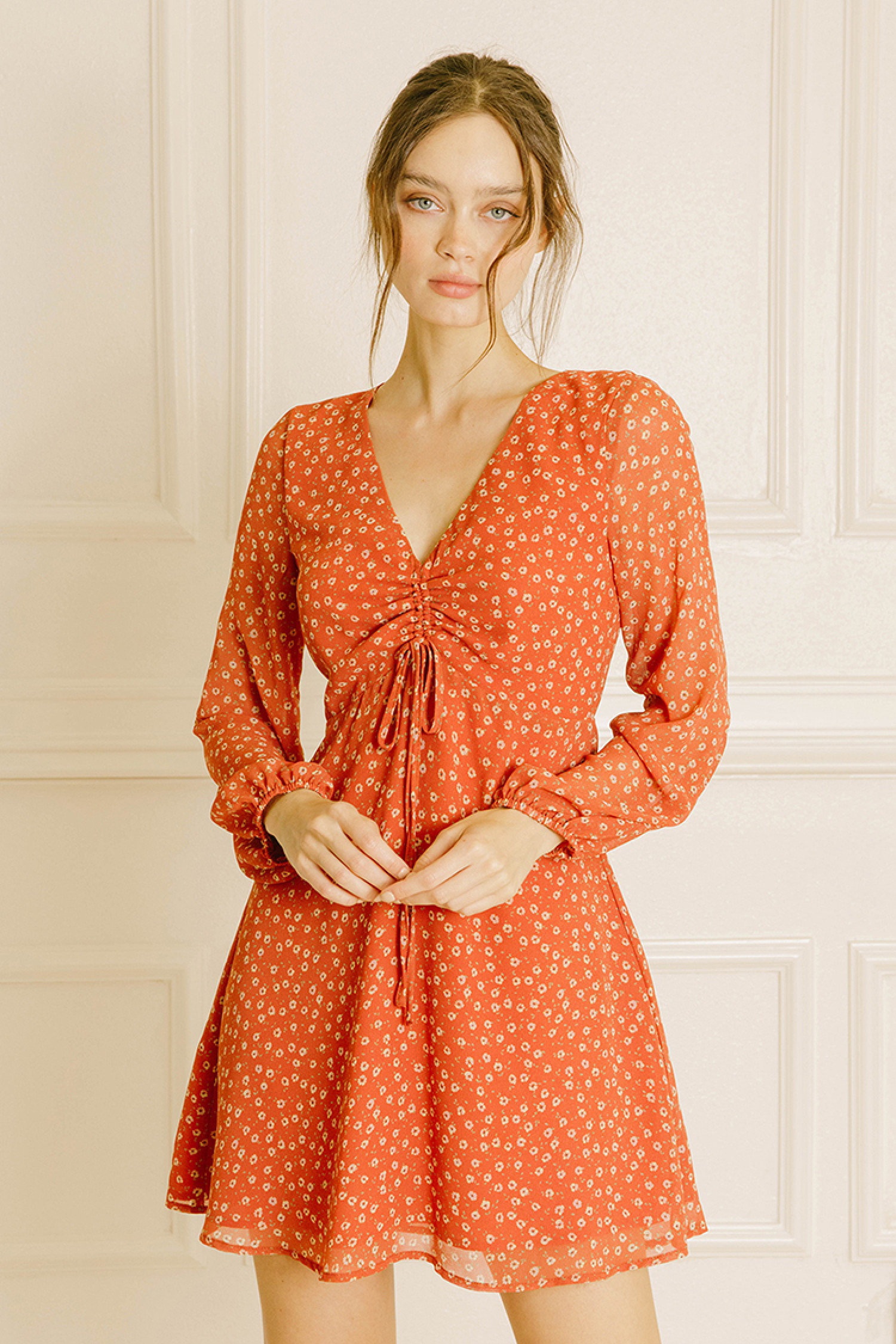 BD2613B-ORANGE FLORAL