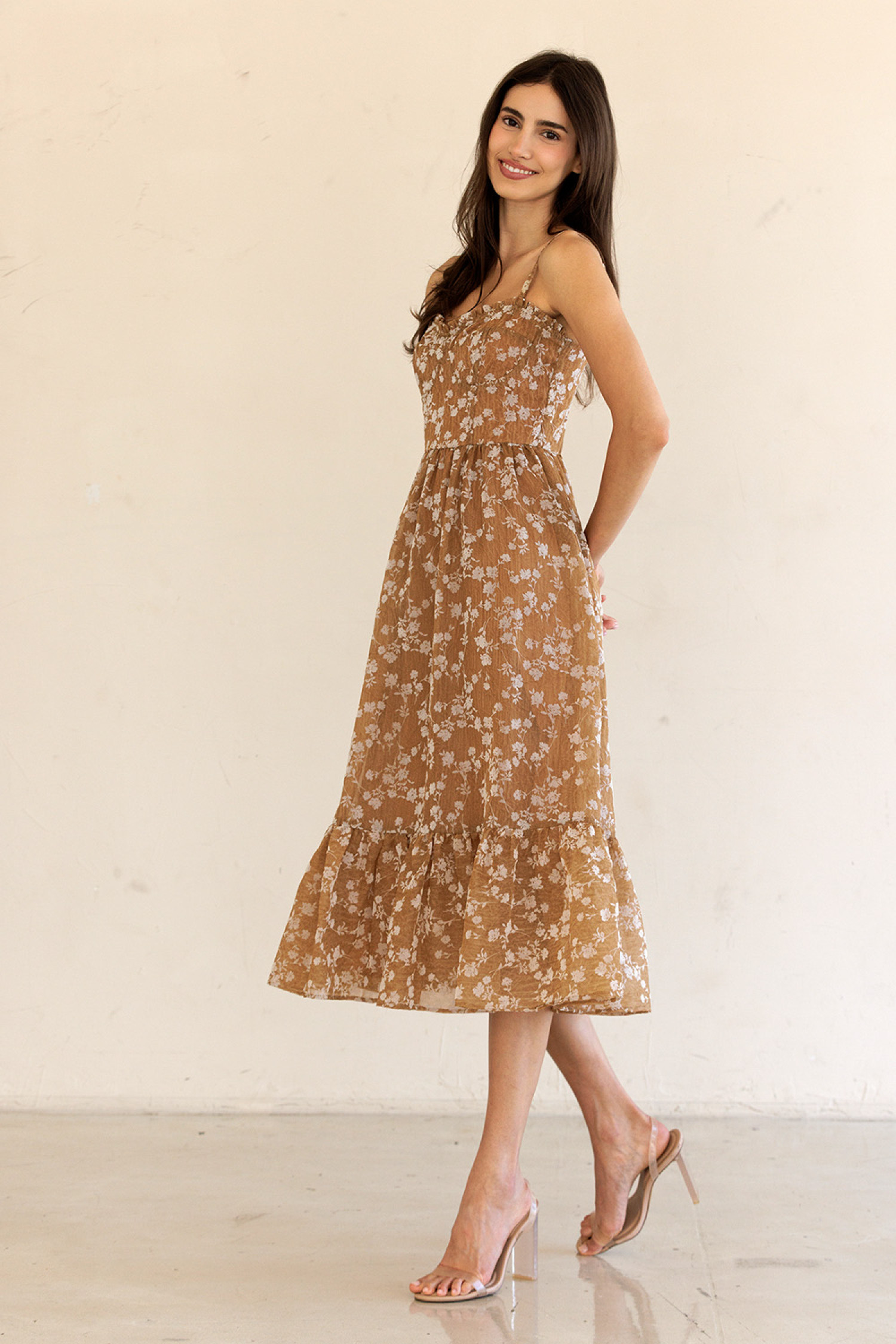 HD1724-39-DK CORAL/FLORAL