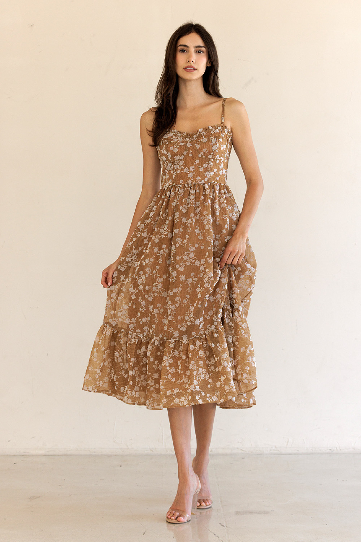 HD1724-39-DK CORAL/FLORAL