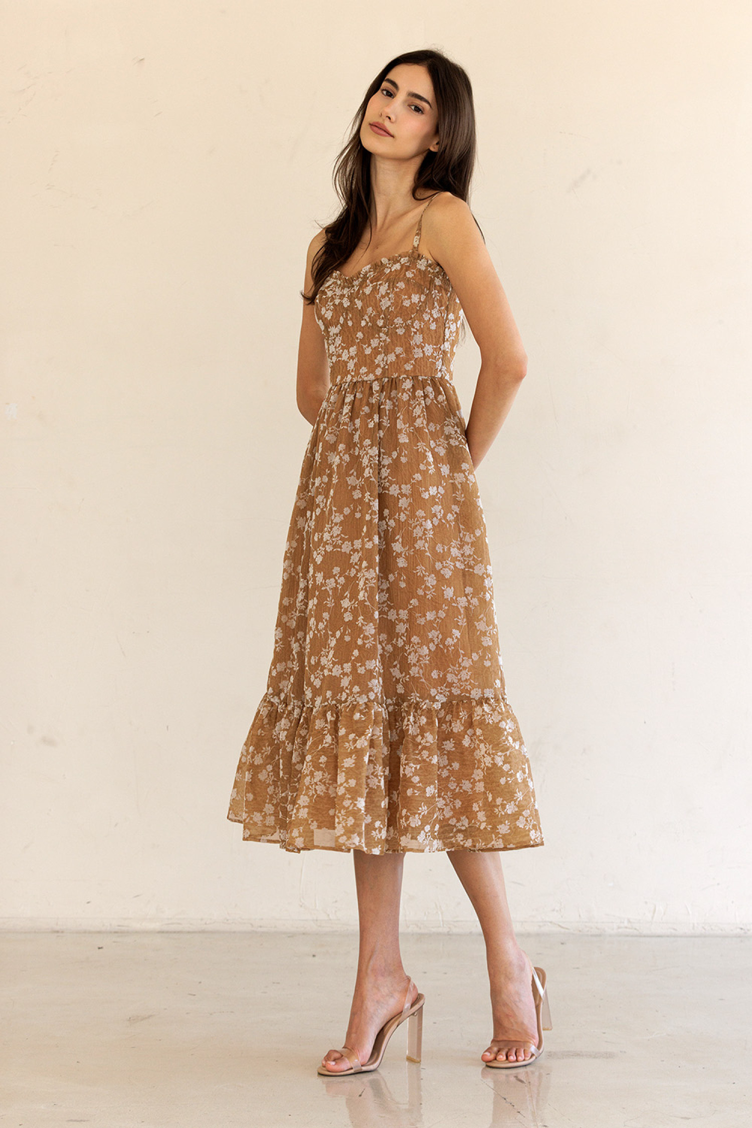 HD1724-39-DK CORAL/FLORAL