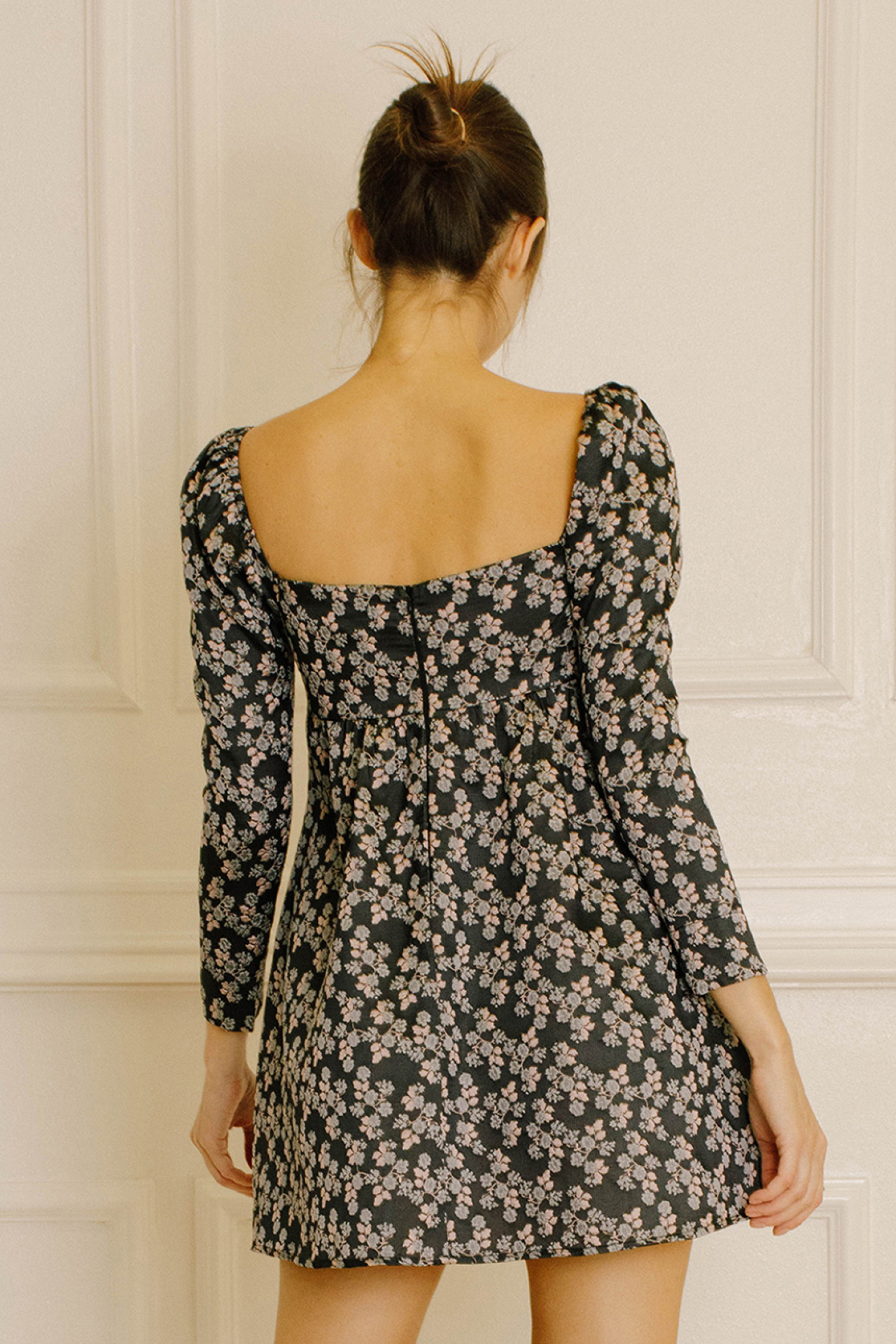 HD1801-BLACK/ MULTI FLORAL