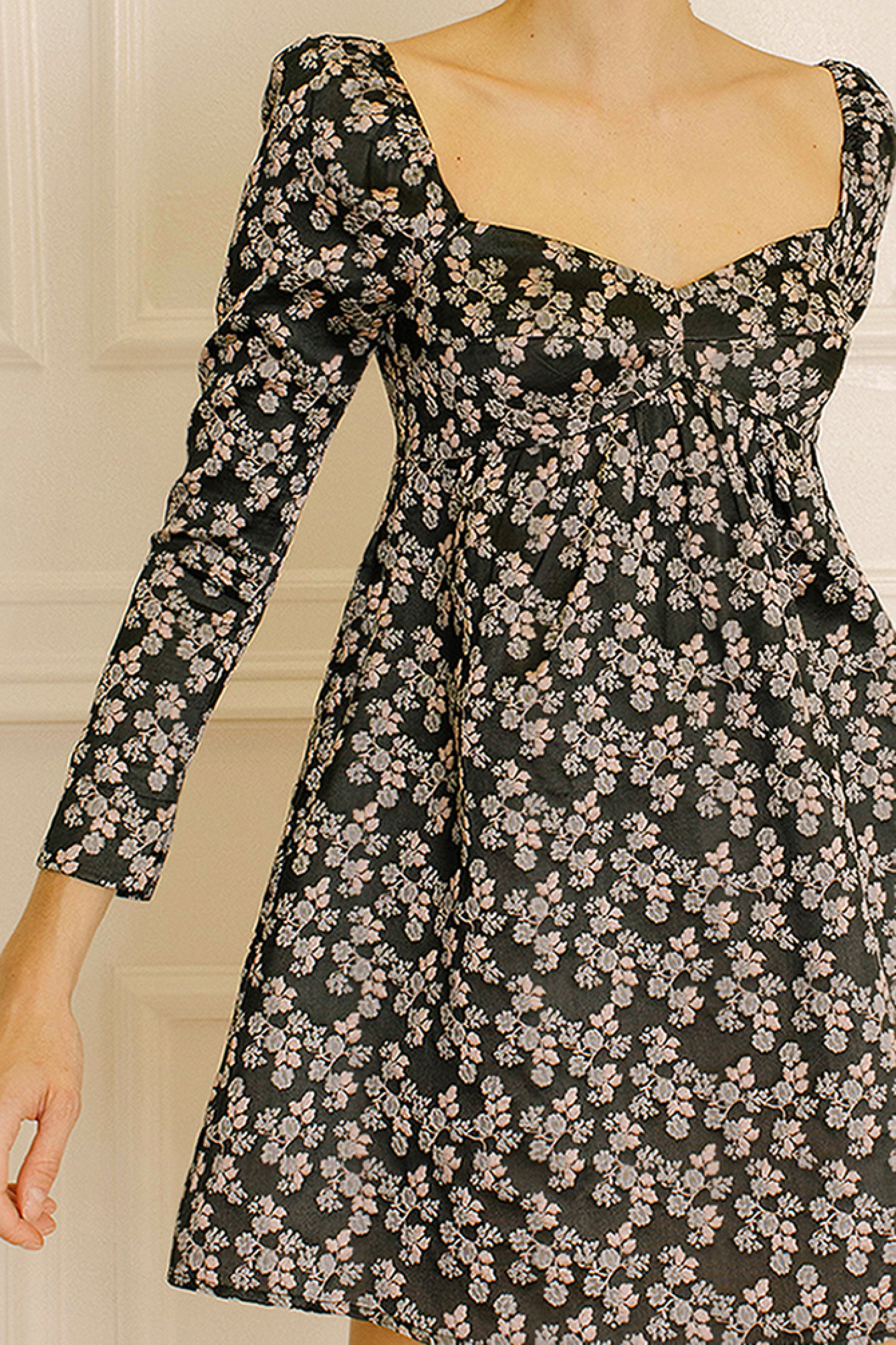 HD1801-BLACK/ MULTI FLORAL