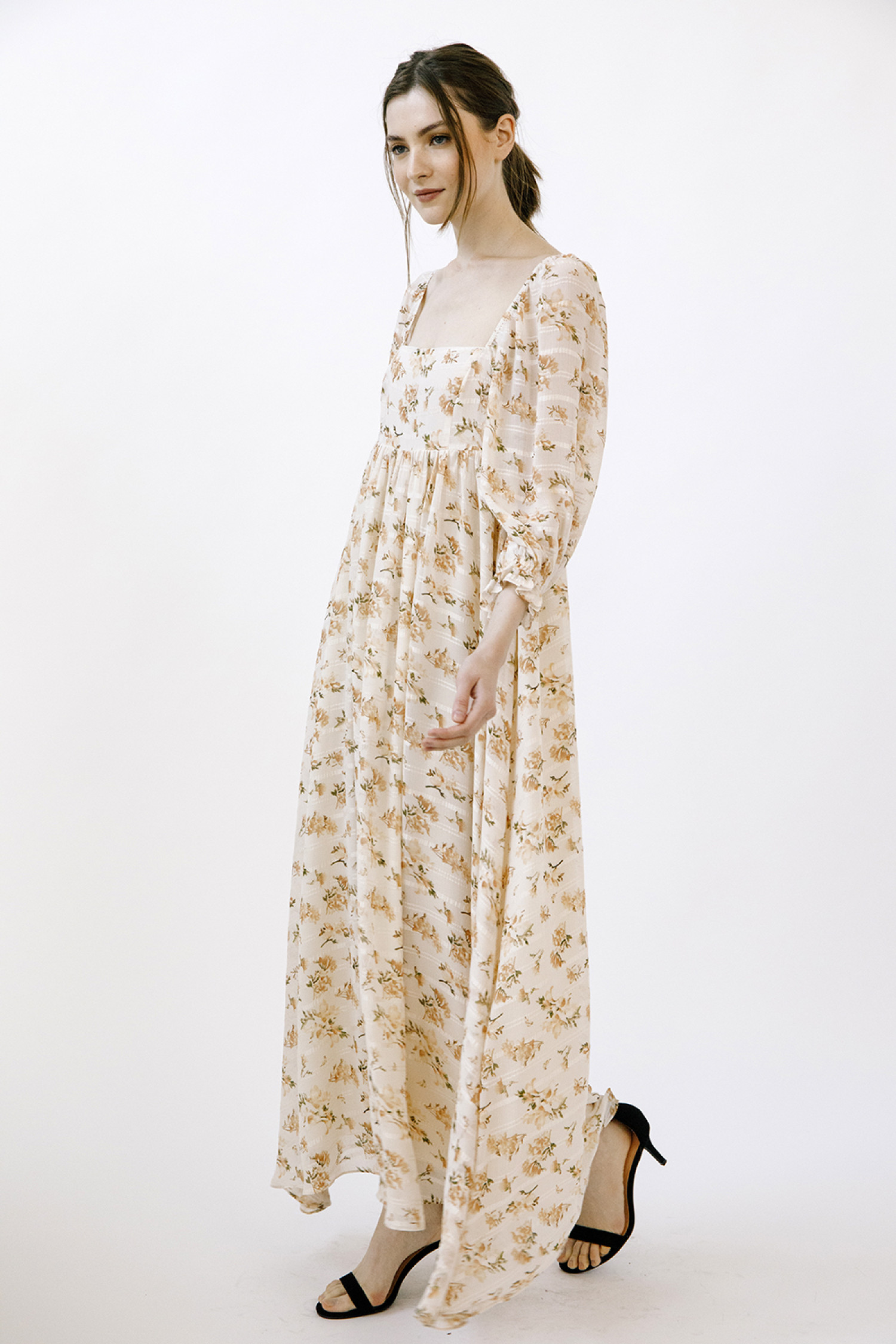 JD2838-29-CREAM BROWN FLORAL