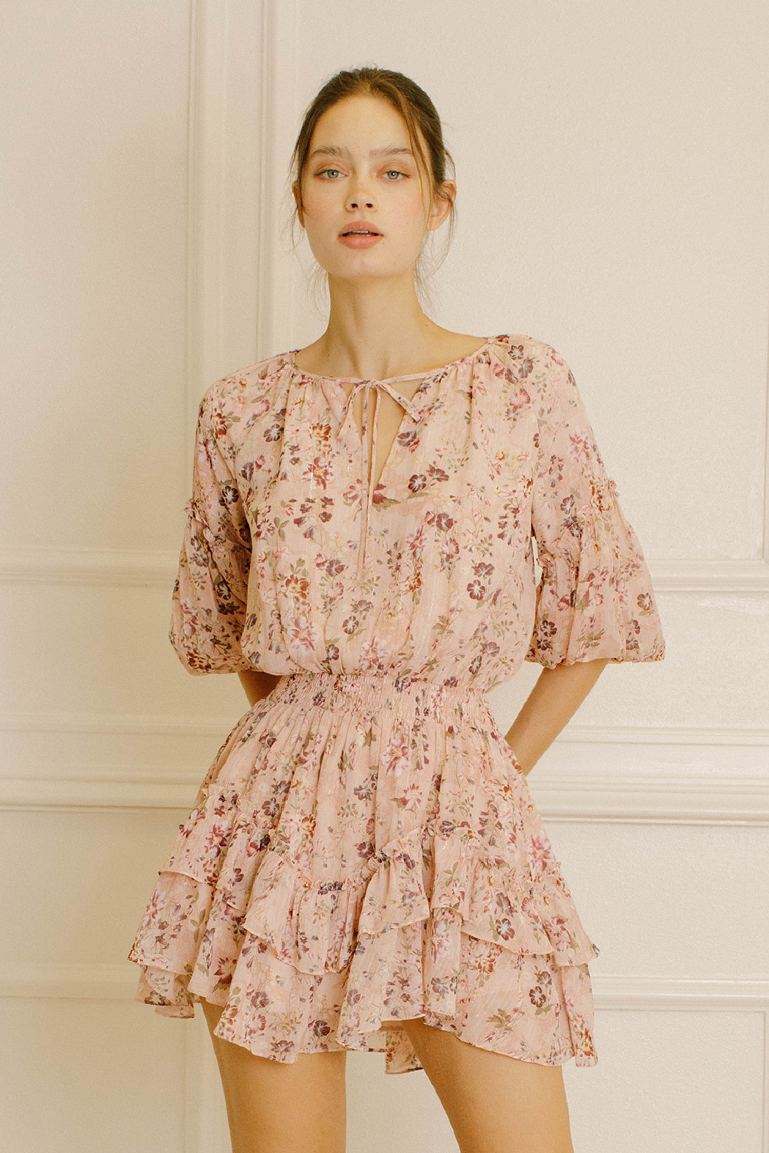 JD4414-PINK MULTI FLORAL