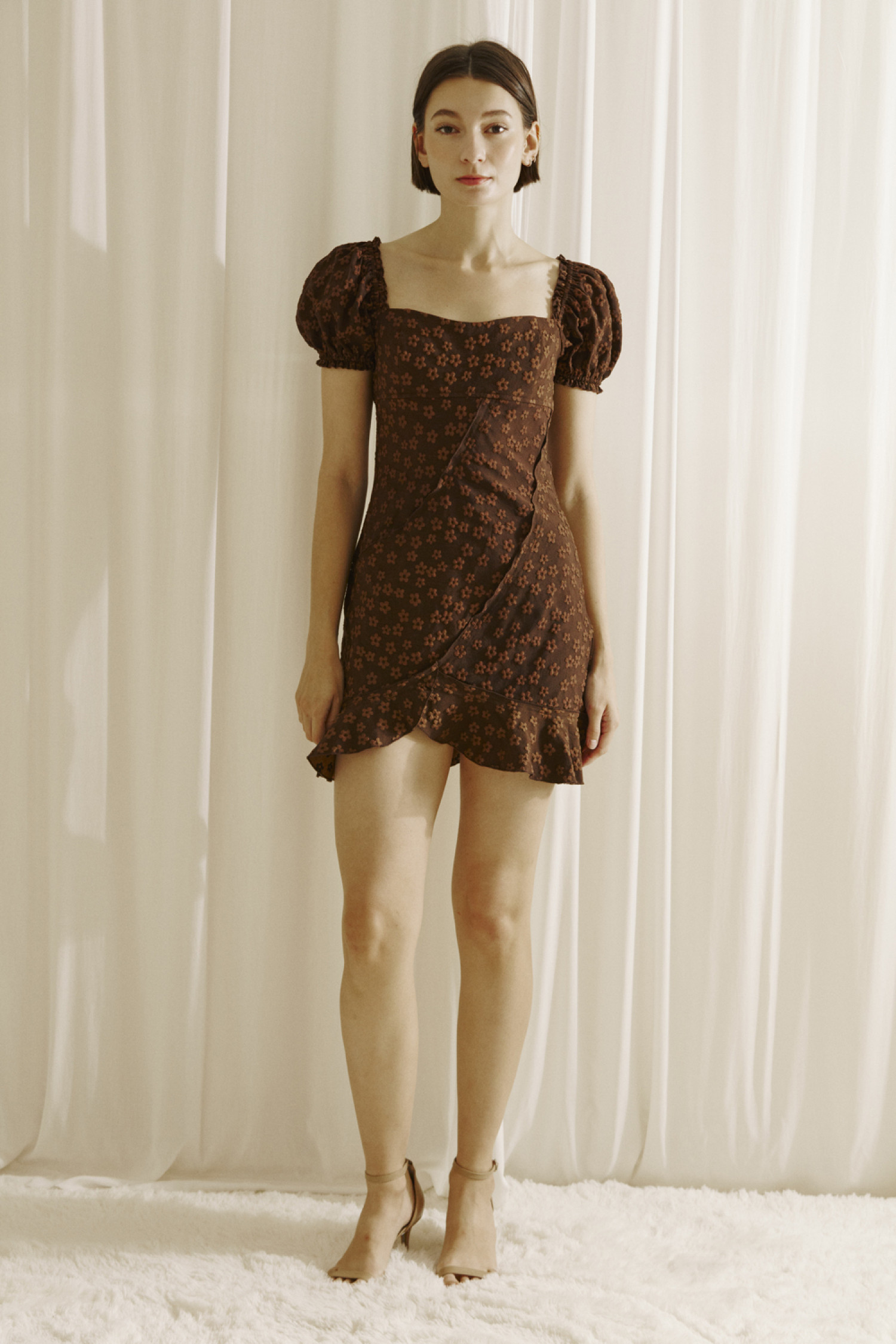 JD4994-BROWN FLORAL