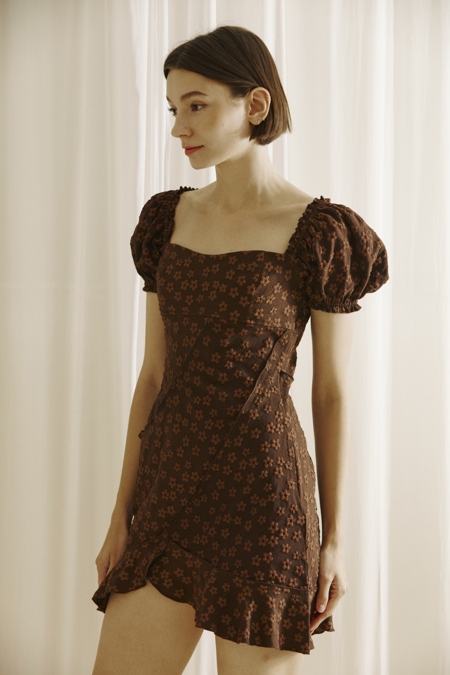 JD4994-BROWN FLORAL