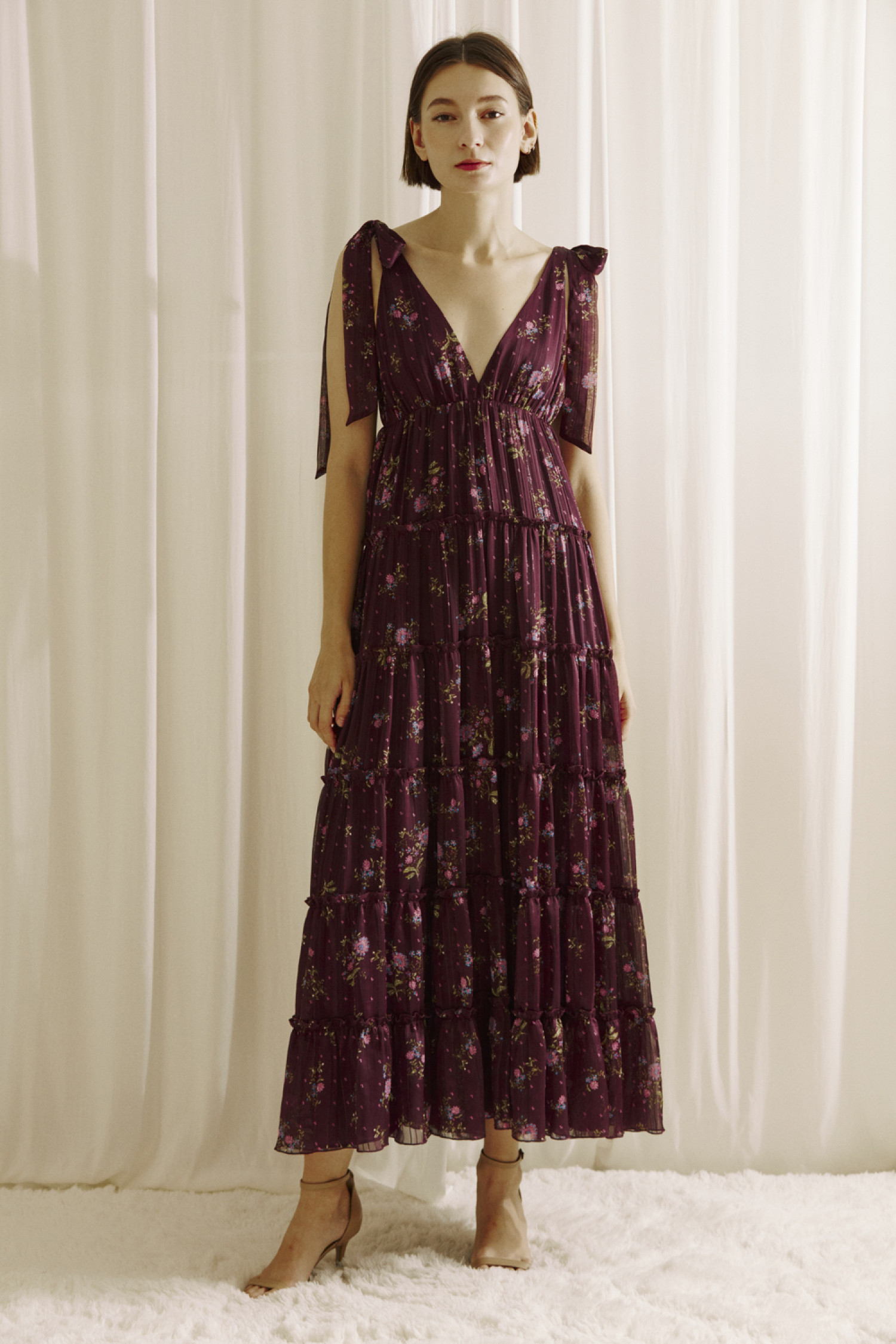 JD5224-PLUM MULTI FLORAL