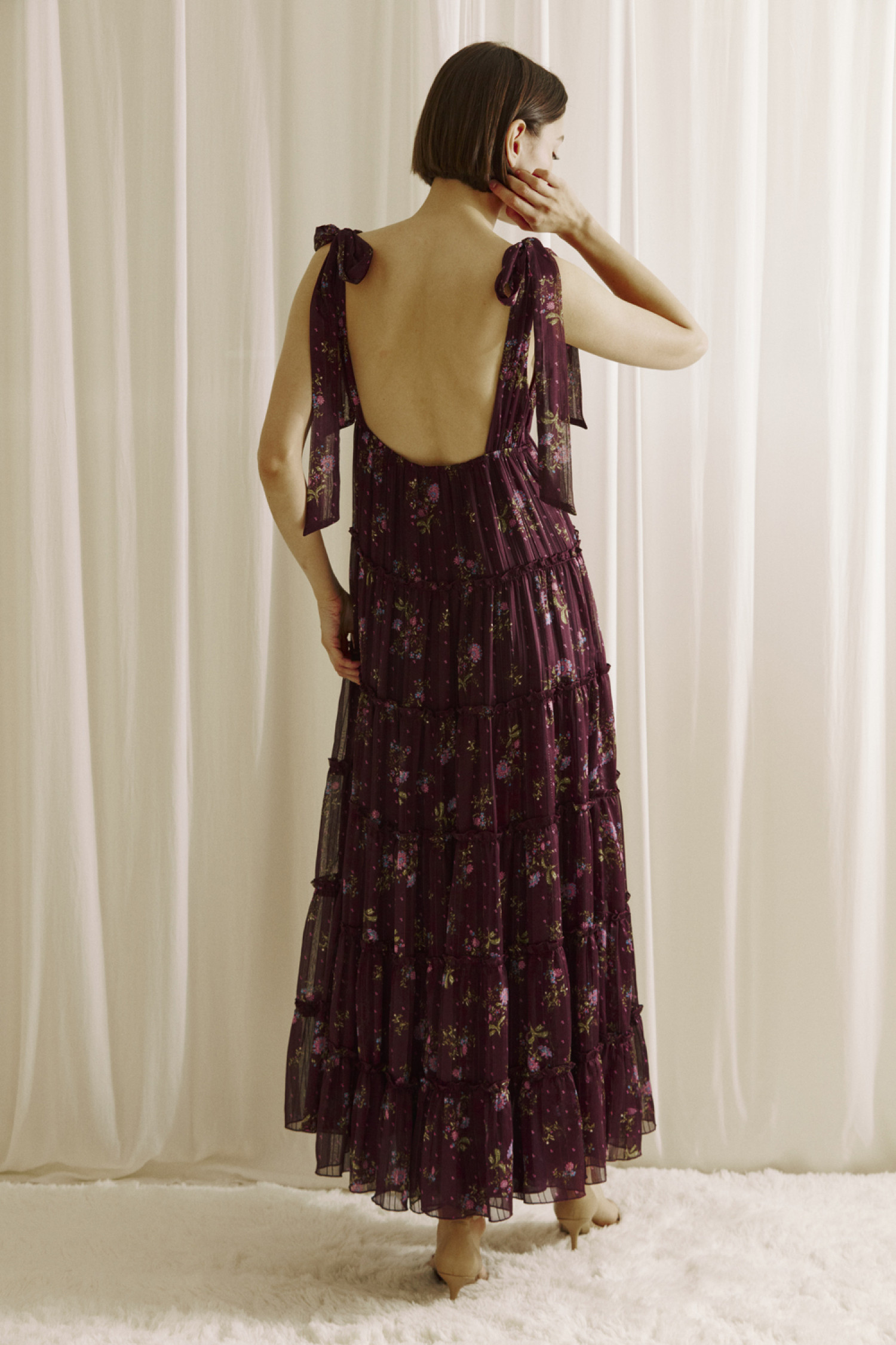 JD5224-PLUM MULTI FLORAL