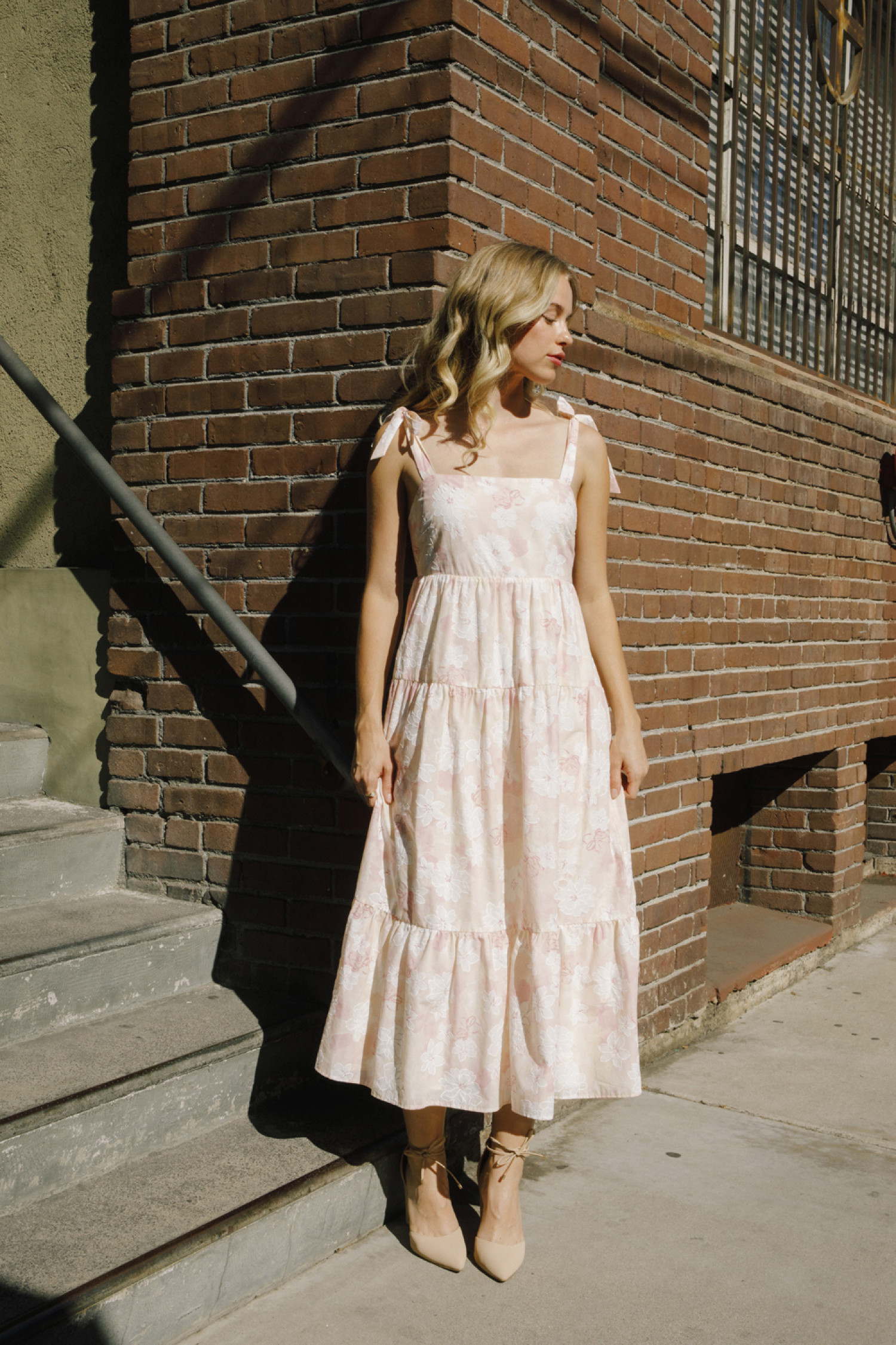 JD5632-PINK WHITE FLORAL