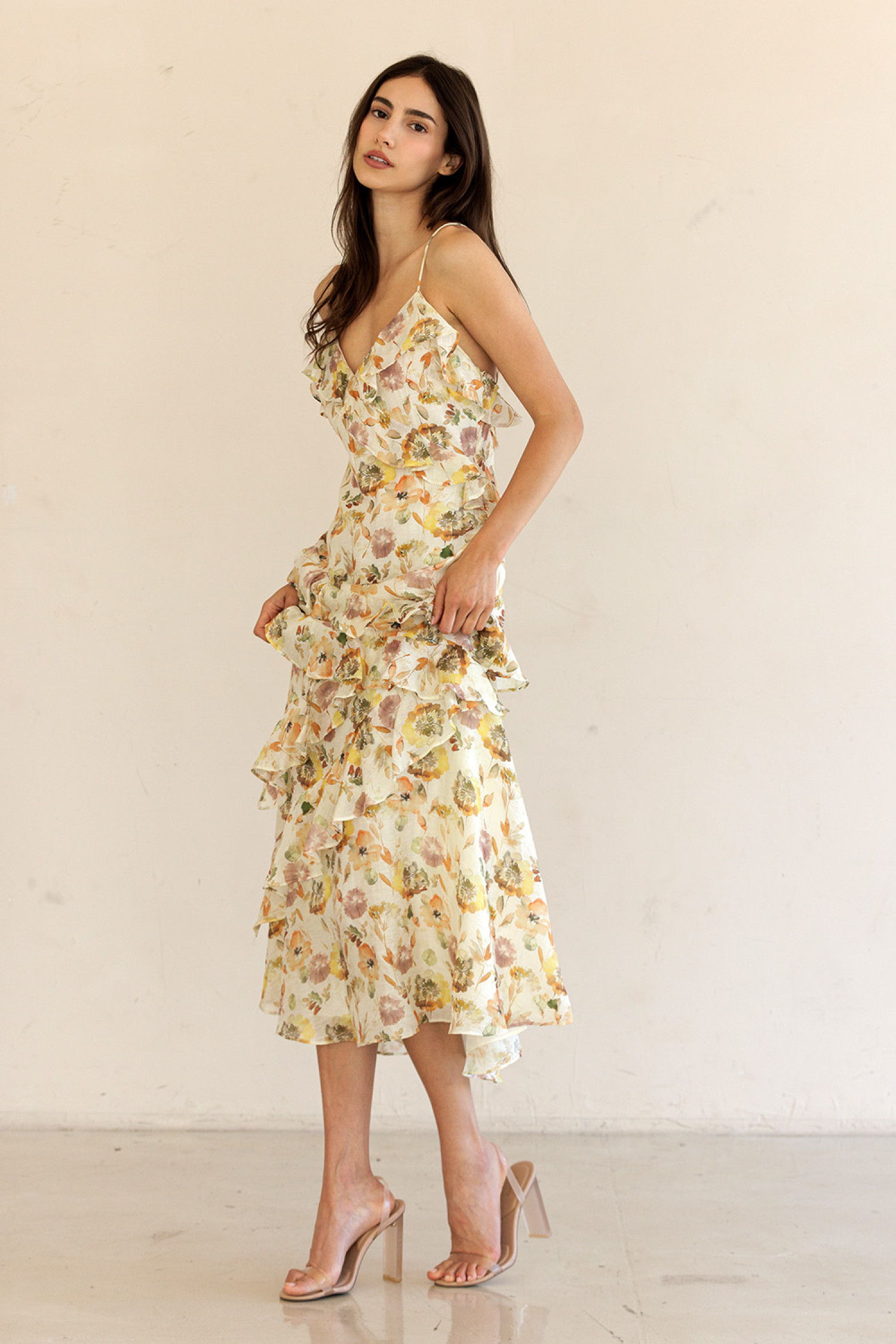 JD5740-10-CREAM/ MULTI FLORAL