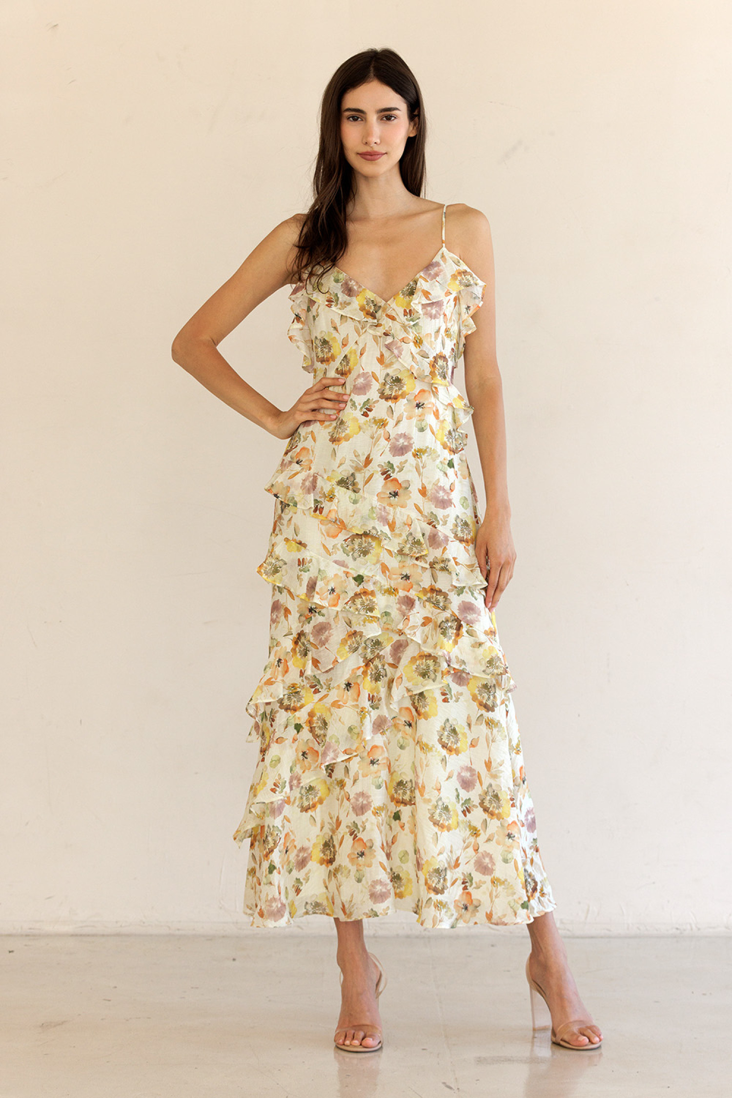 JD5740-10-CREAM/ MULTI FLORAL