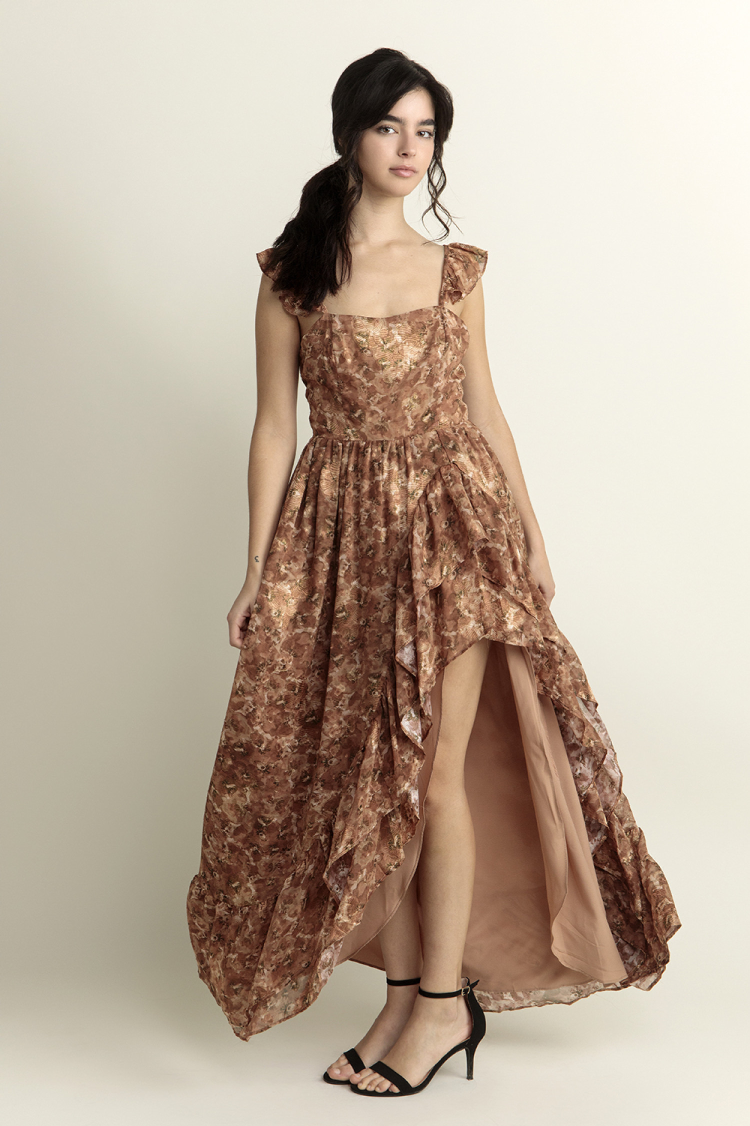JD5763A-1-BROWN FLORAL