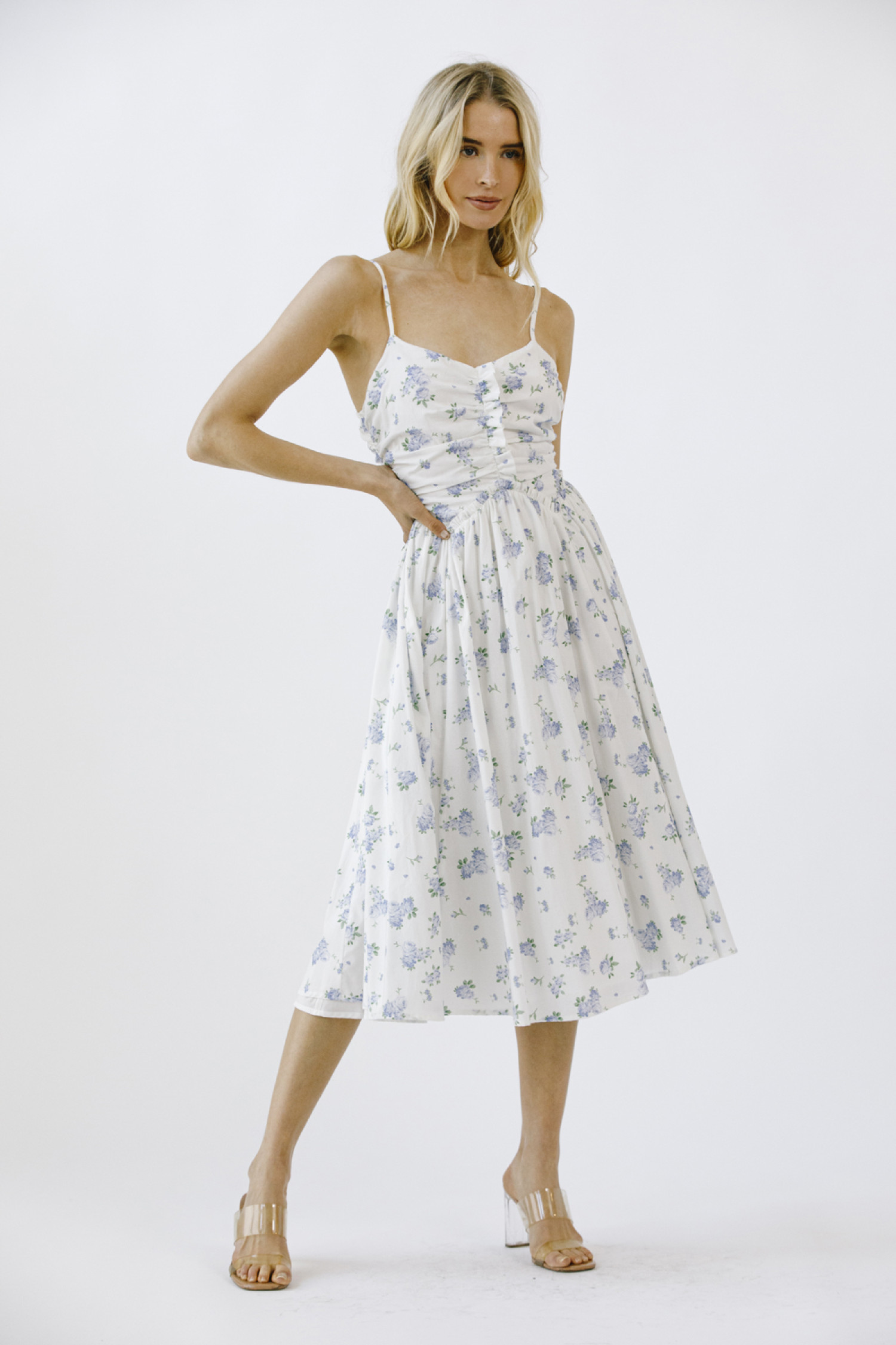 JD5790-WHITE BLUE FLORAL