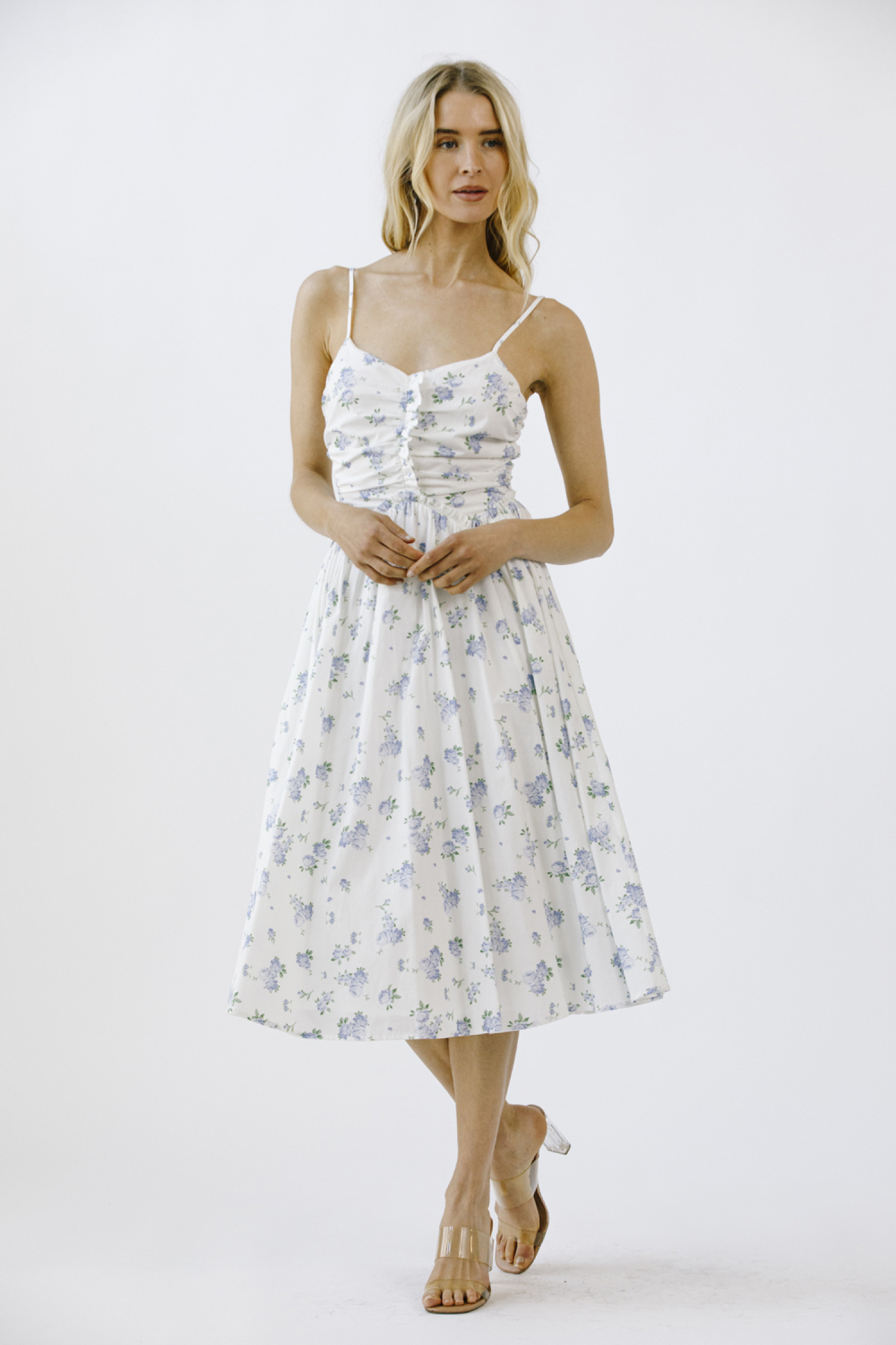 JD5790-WHITE BLUE FLORAL