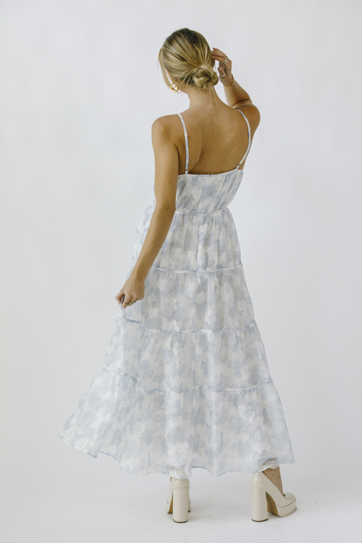 JD5972-WHITE BLUE FLORAL