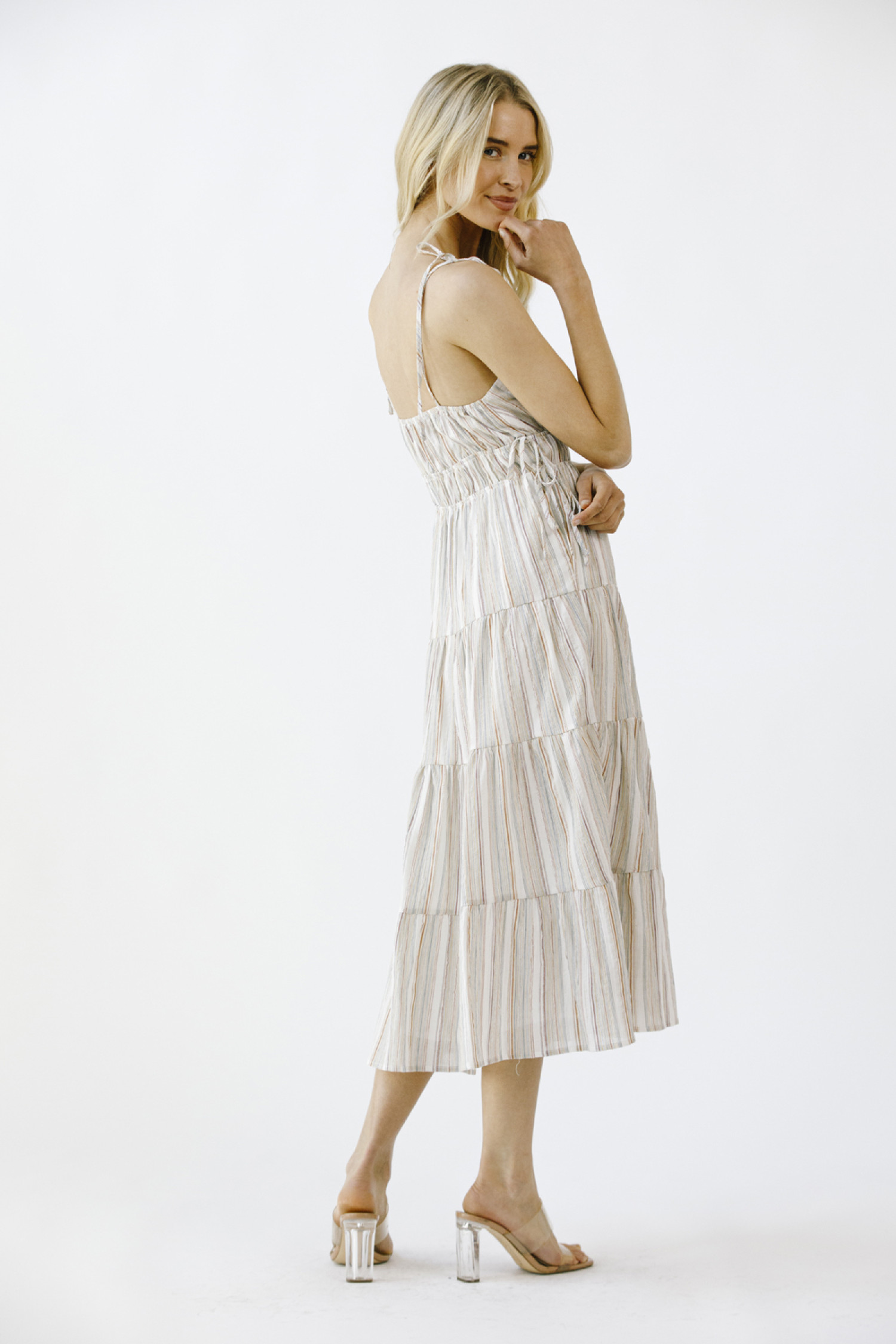JD6034-WHITE MULTI STRIPE