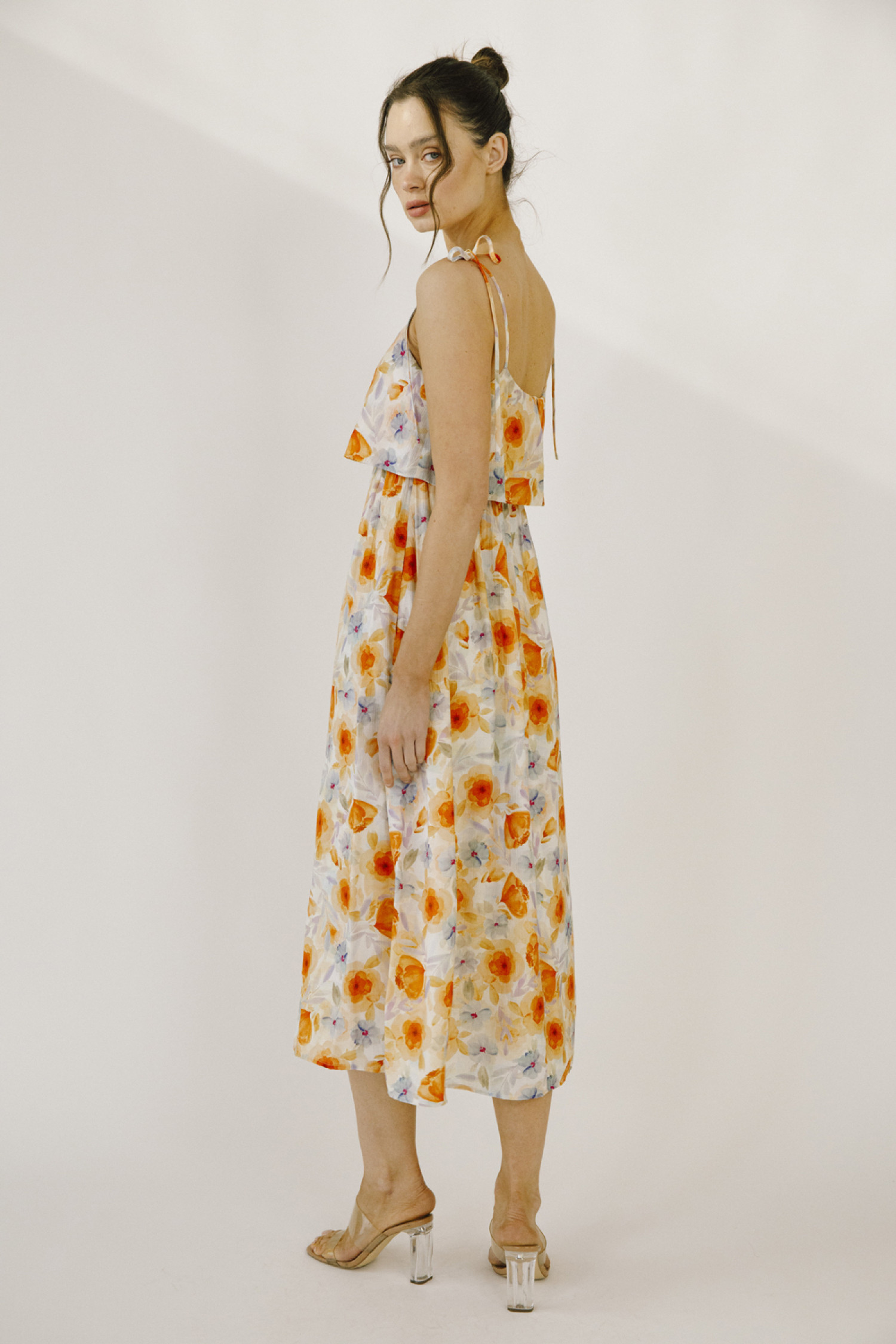 JD6144-ORANGE MULTI FLORAL