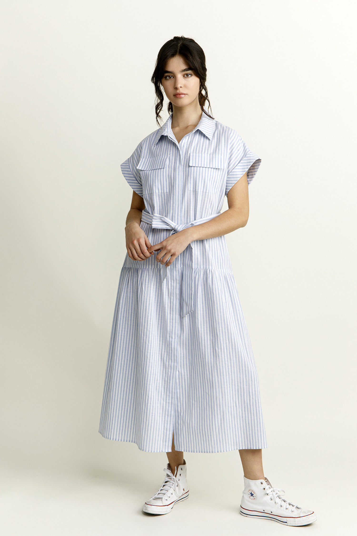 JD6302-WHITE BLUE STRIPE