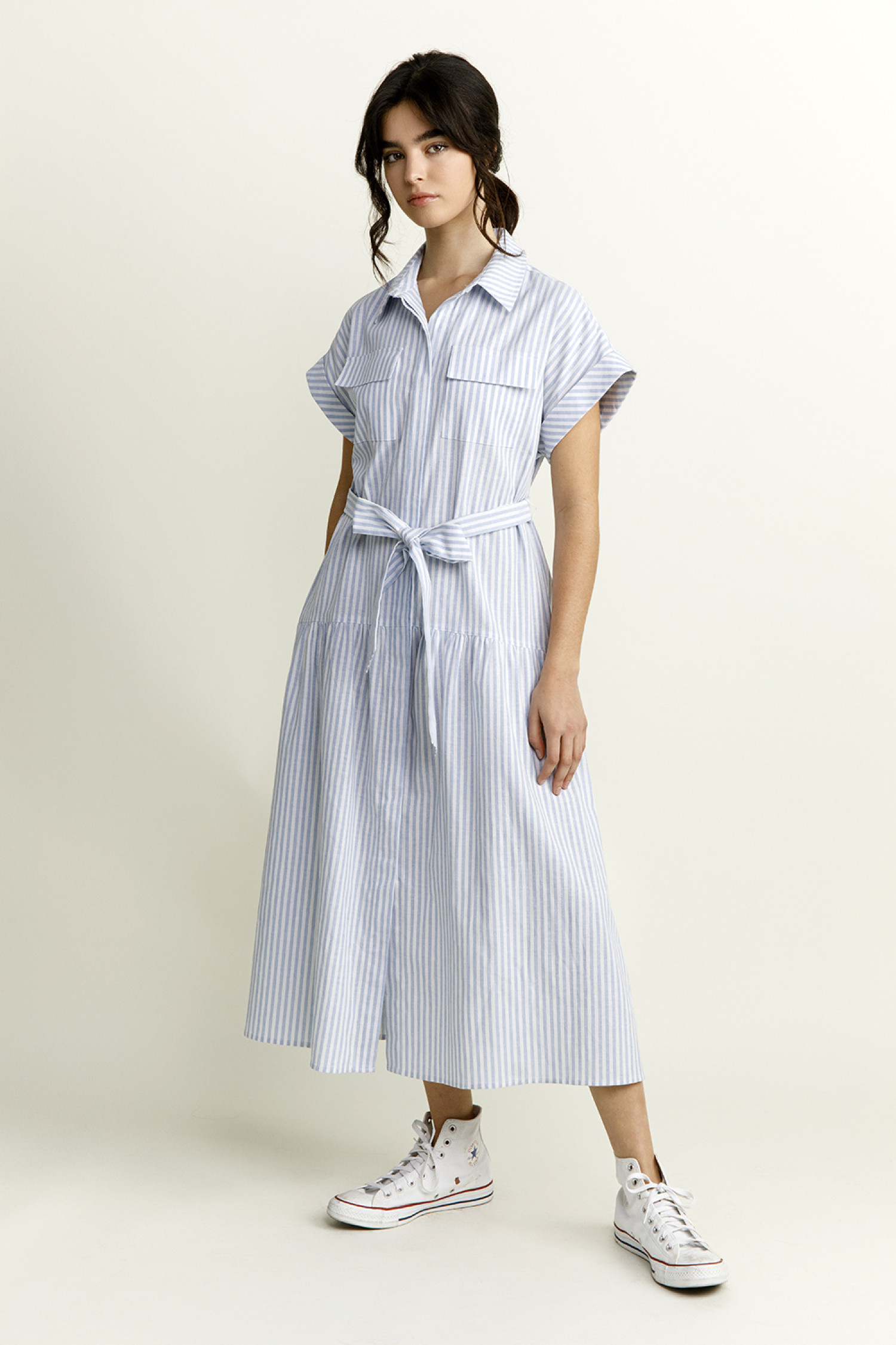 JD6302-WHITE BLUE STRIPE