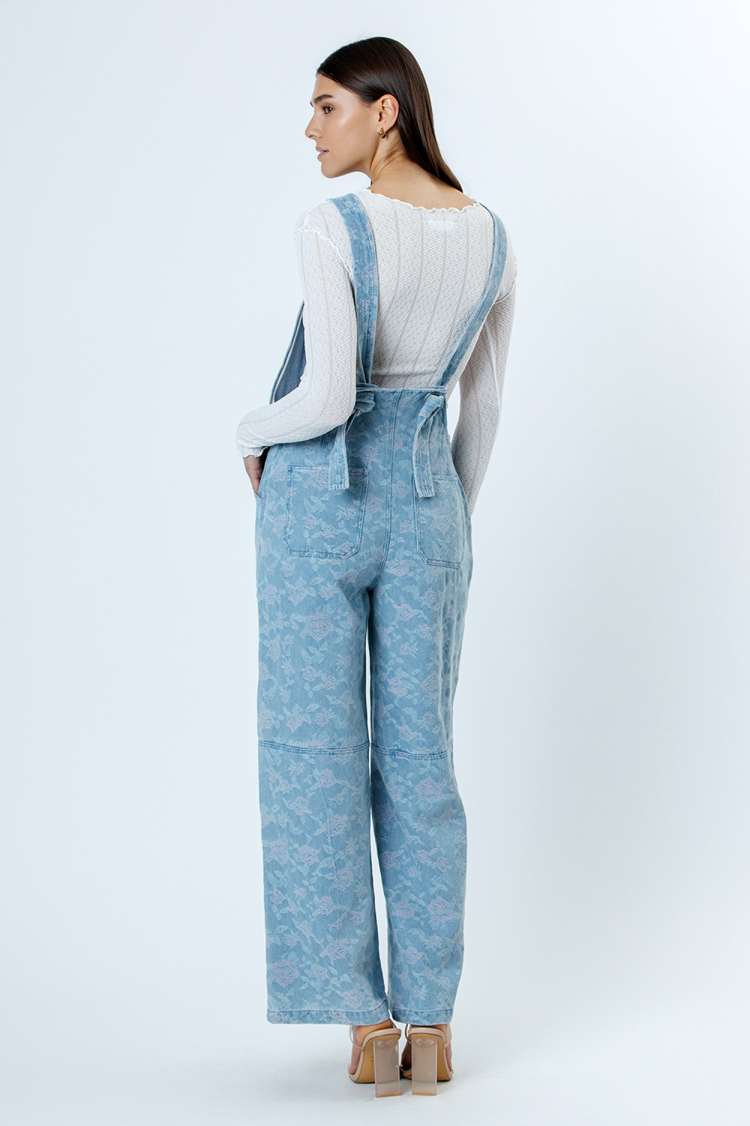JJ5302-5-DENIM PINK FLORAL