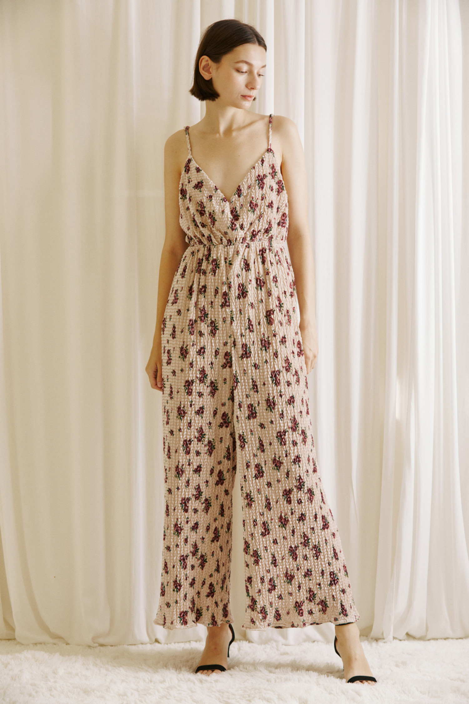 JJ5320-BEIGE/WINE FLORAL