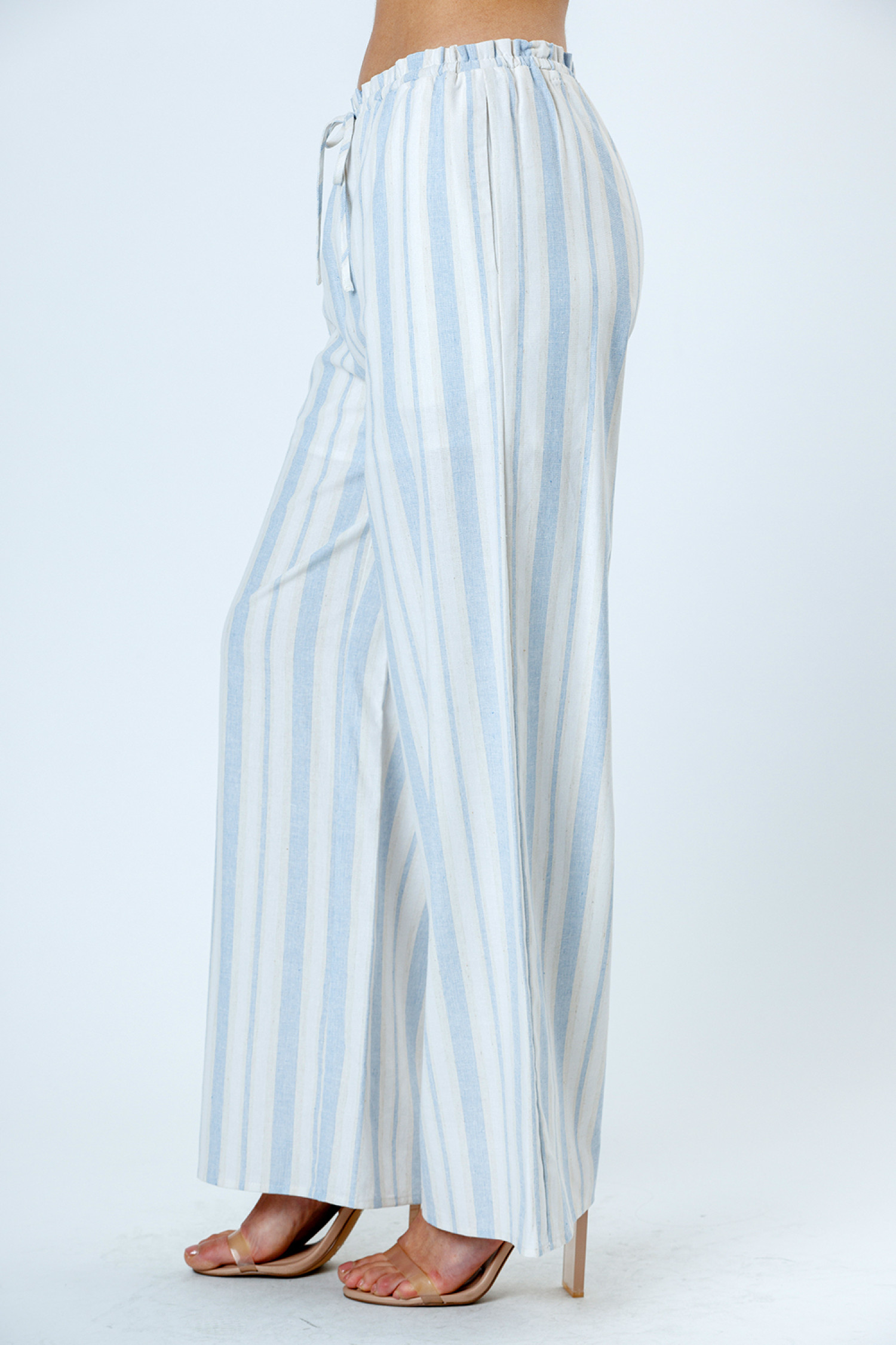JP6604-IVORY BLUE STRIPE