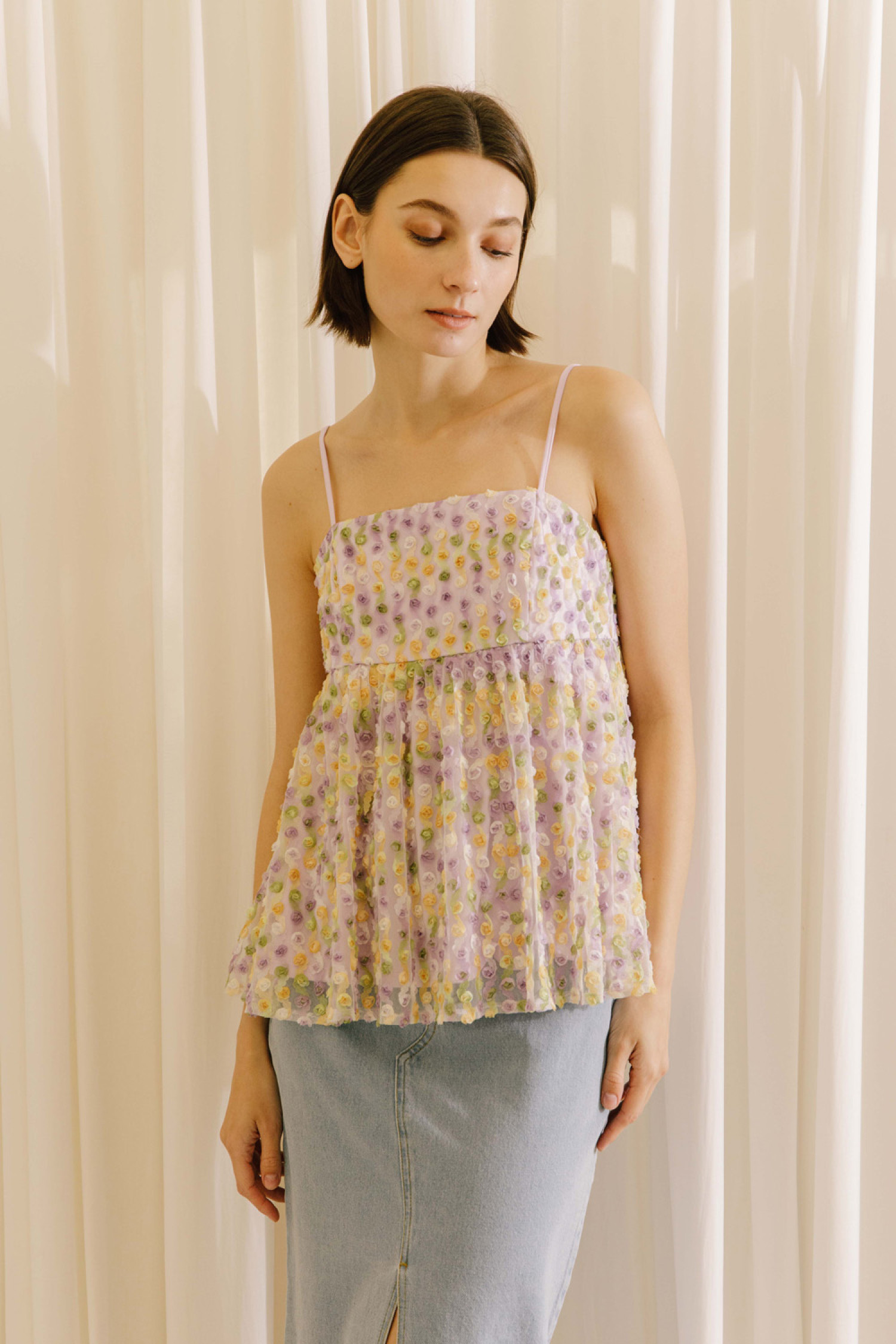 JT3881-4-PURPLE MULTI FLORAL