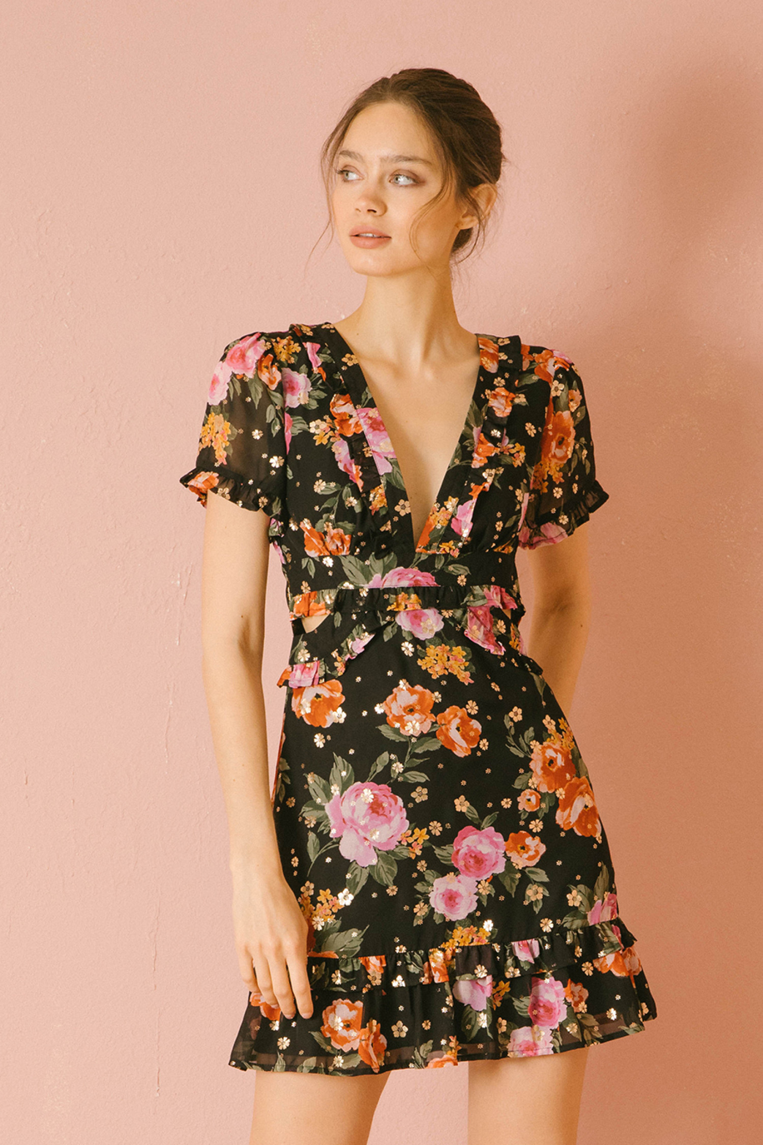 SD2538-1-BLACK/ MULTI FLORAL