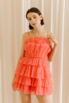 HD1406-8-CORAL WHITE DOT
