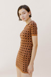 HD1466-BROWN CHECK