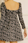 HD1801-BLACK/ MULTI FLORAL
