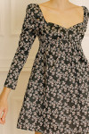 HD1801-BLACK/ MULTI FLORAL