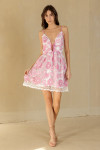 HD1878B-4-PINK WHITE FLORAL