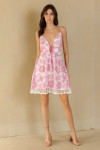 HD1878B-4-PINK WHITE FLORAL