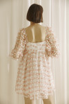 JD2443-74-WHITE PINK FLORAL