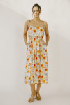 JD6144-ORANGE MULTI FLORAL