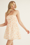 JD6360-WHITE/ORANGE FLORAL