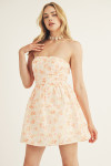 JD6360-WHITE/ORANGE FLORAL