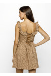 JD6564-1-BEIGE RED FLORAL