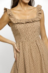 JD6564-1-BEIGE RED FLORAL
