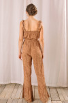 JJ3570-BROWN FLORAL