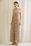 JJ5320-BEIGE/WINE FLORAL