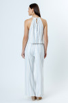 JP6604-IVORY BLUE STRIPE
